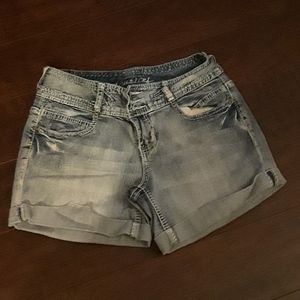 Denim shorts